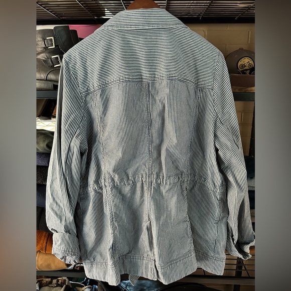GAP Railroad Striped Utility Jacket - Picture 5 of 5